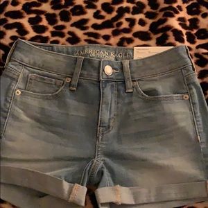 American eagle jean shorts